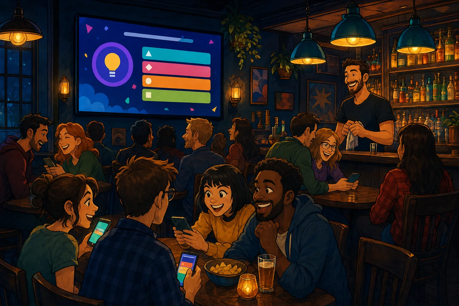 Bars & Restaurants - Trivia night without the heavy lifting