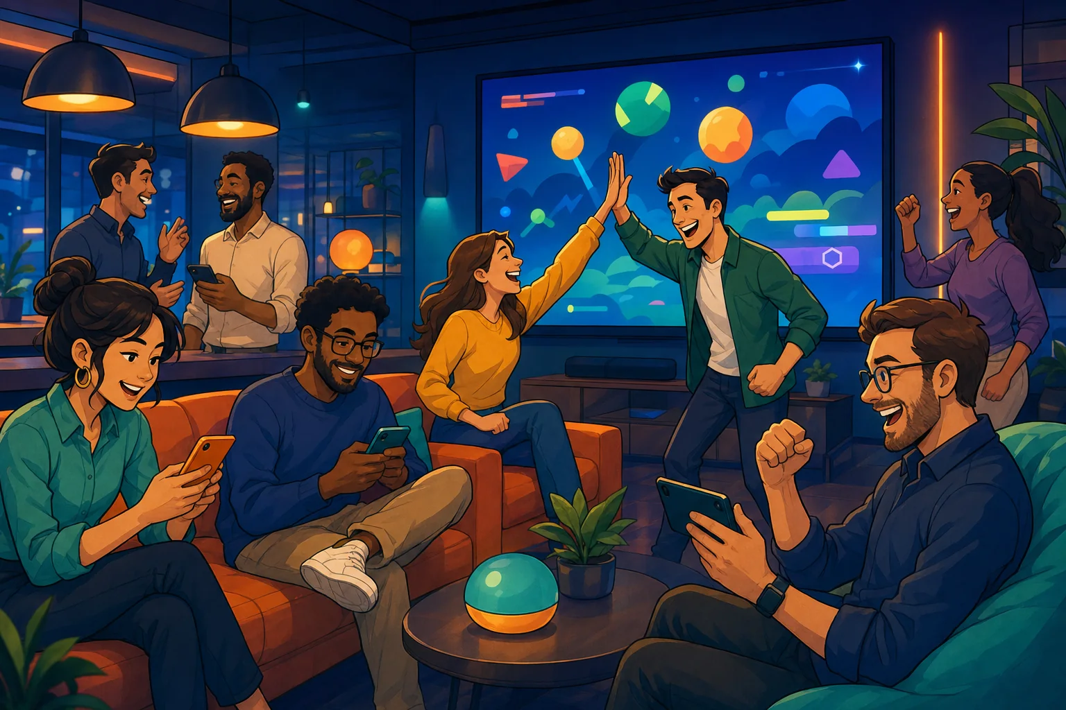 Corporate & Team Events - A polished company event, with a sidekick