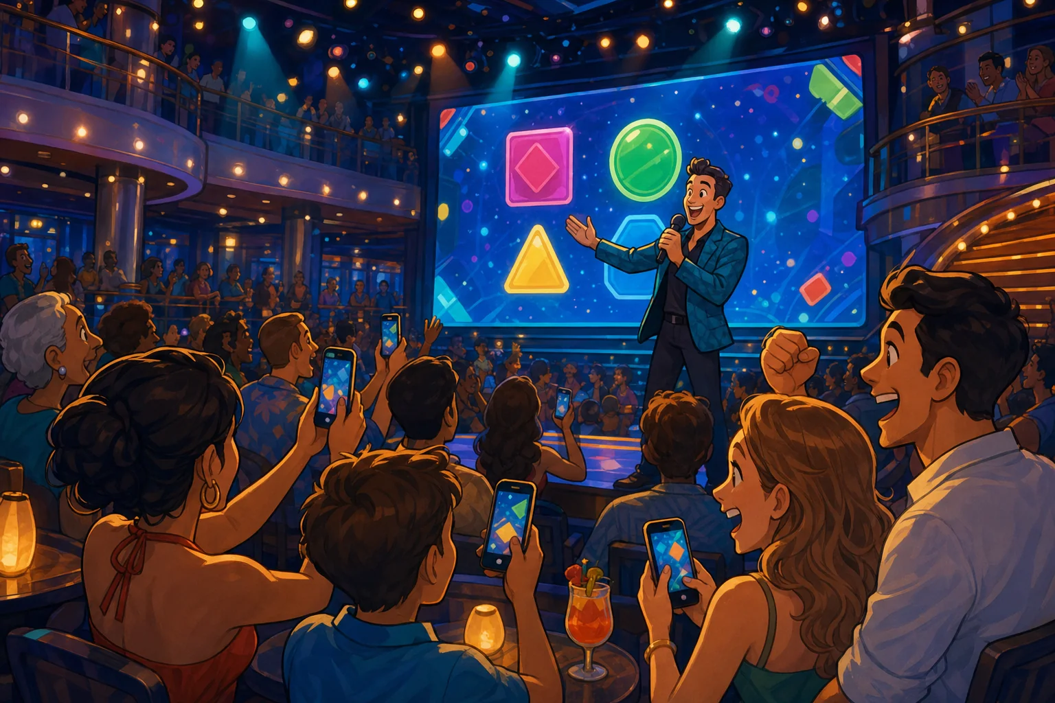 Venues, Cruises & Big Events - Entertainment that scales to the whole room
